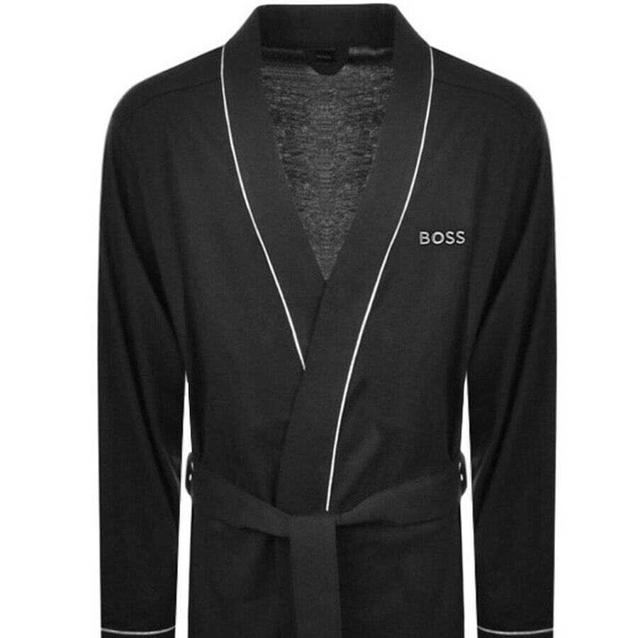 BOSS Kimono Bath Robe Black Mainline Menswear